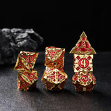 Rolldnddice  Antique  Metal  DND Dice Set,7PCS Polyhedral  D&D Dice Suitable for RPG MTG Table Games Dice Collectors