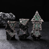 Rolldnddice Metal Dice Set Polyhedral Dice Set  With Gifts Box Suitable for RPG MTG  Table Games D&D Dice