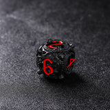 Rolldnddice  Metal Hollow Polyhedral D&D Dice Set  With Gifts Box Suitable For  Roll Playing Games