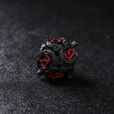 Rolldnddice  Metal Hollow Polyhedral D&D Dice Set  With Gifts Box Suitable For  Roll Playing Games