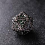 Rolldnddice Metal Dice Set Polyhedral Dice Set  With Gifts Box Suitable for RPG MTG  Table Games D&D Dice