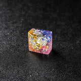 Rolldnddice  Ice Glass DnD Dice Cracked Glass Dices with Gift Box For  D&D MTG Table Games