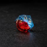 Rolldnddice Resin  liquid Core dnd dice  Sharp Edge Polyhedral DND Dice For  Role Playing Games MTG Table Games