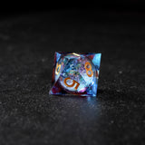 Rolldnddice Resin  liquid Core dnd dice  Sharp Edge Polyhedral DND Dice For  Role Playing Games MTG Table Games