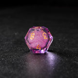 Rolldnddice Cool  Resin liquid Core D&D dice  Sharp Edge Polyhedral DND Dice For Pathfinder  Role Playing GamesTable Games