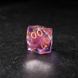 Rolldnddice Cool  Resin liquid Core D&D dice  Sharp Edge Polyhedral DND Dice For Pathfinder  Role Playing GamesTable Games