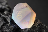 Raised Moon Dagger Prismatic Glass  D&D Dice Set