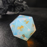 Dragon Opal Carved Gemstone D&D  Dice Set