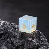 Dragon Opal Carved Gemstone D&D  Dice Set